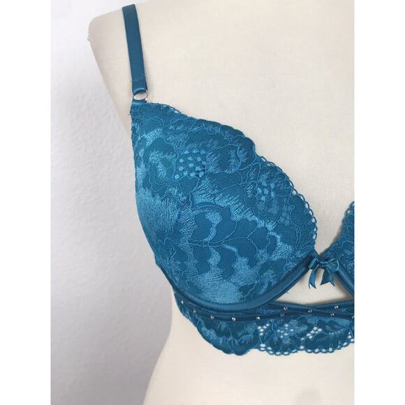 Bras N Things Lingerie Twilight Lace Push Up Bra - Picture 3 of 8